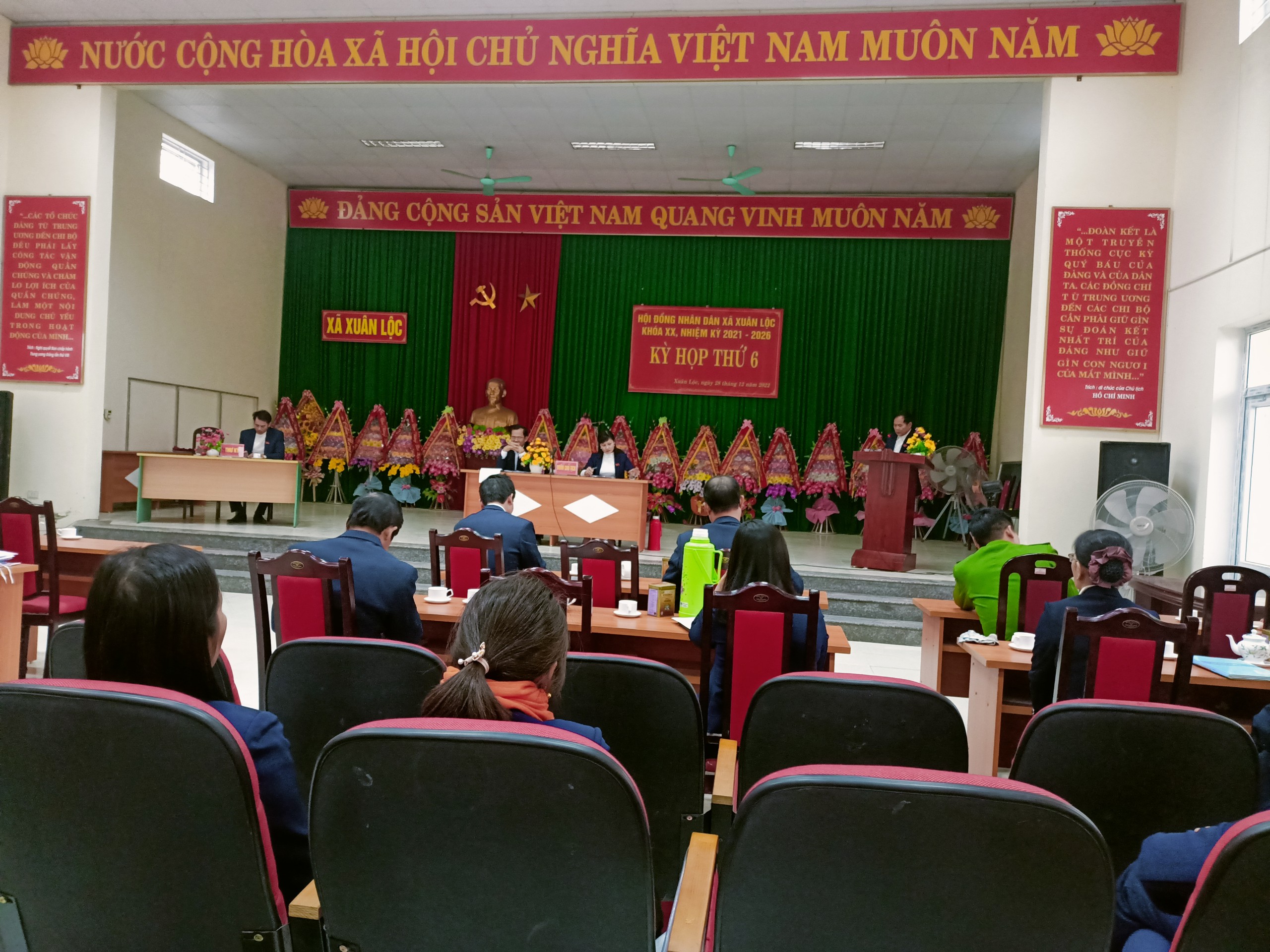 HĐND xã Xuân Lộc tổ chức kỳ họp thứ 6 - Khóa XX, nhiệm kỳ 2021 – 2026