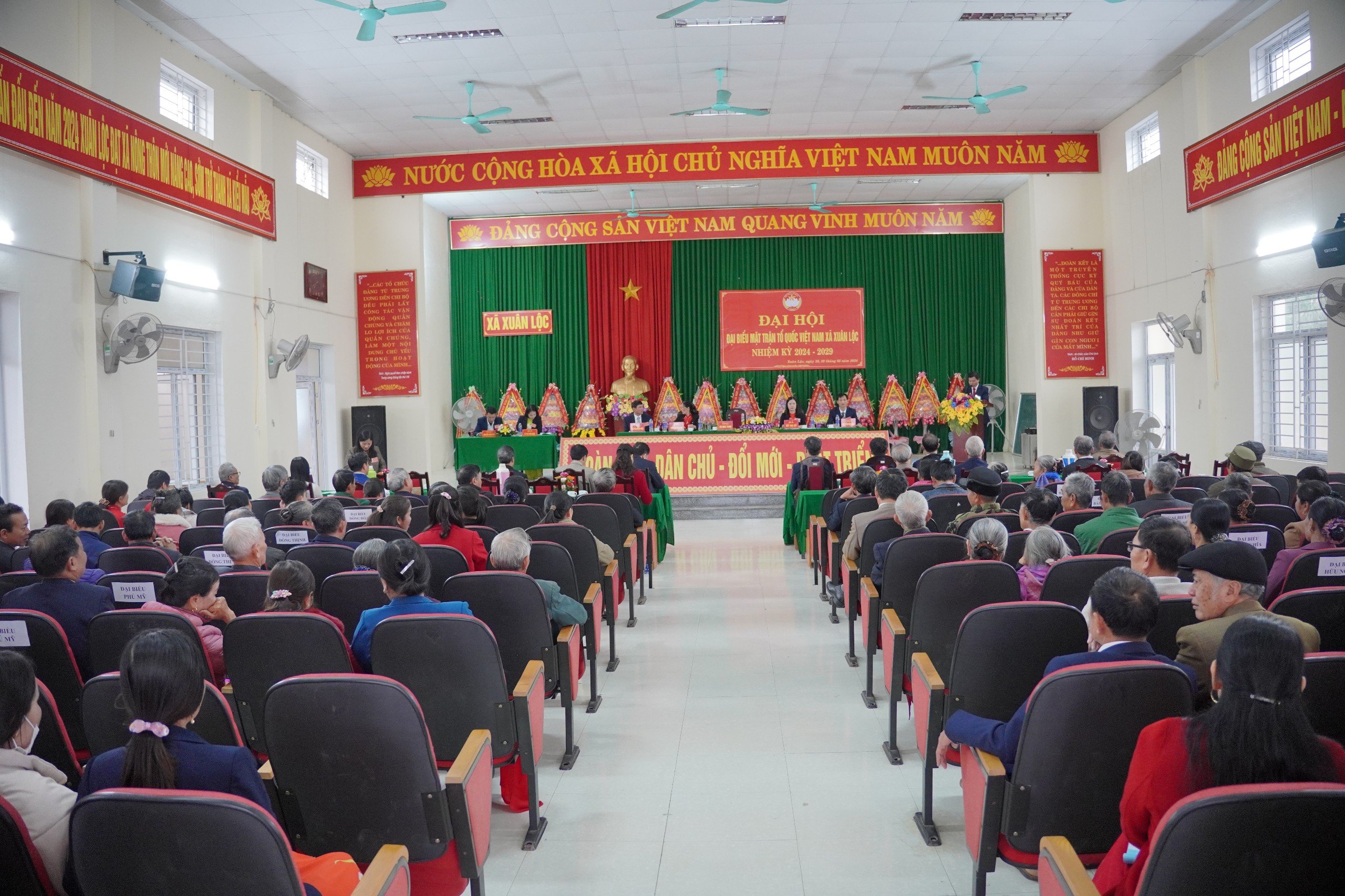 MTTQ xã Xuân Lộc tổ chức Đại hội đại biểu nhiệm kỳ 2024 - 2029.