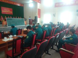 Xã Xuân Lộc tổ chức khai mạc huấn luyện dân quân năm 2022